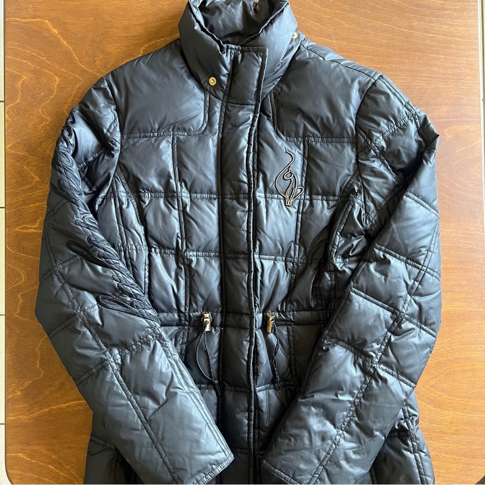 Vintage Y2K Baby Phat Black Puffer Jacket